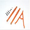 Aluminum Front Chassis Links Parts Tree -3PCS Set Orange for Axial SCX10 view 1
