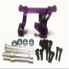 for HPI Savage 4.6 5.9 Flux X XL 85058 Aluminum Alloy Steering Assembly Servo Saver Purple view 1