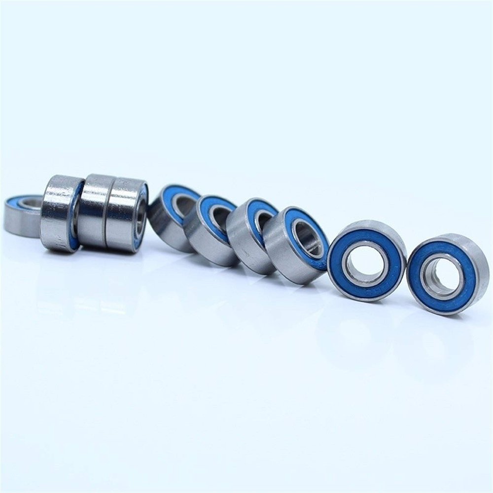 Durable Bearing MR125rs MR106rs MR126rs 686rs 696rs Ball Bearing ABEC-3 RC Car Trucks Racing Hobby Ball Bearings For 1/10 1/8 10PCS ( Color : Blue Sealed , Inner Diameter : MR126RS )