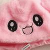 umbresen Bunny Hat Ear Moving Jumping Rabbit Hat Funny Cute Plush Animal Cap with Paws for Kids Women Girl Party Christmas Holiday Birthday Dress up Cosplay Costume Gift (Pink) view 3