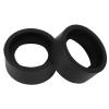 Miskall Eyepiece Shield, 2Pcs 36mm Stereo Microscope Guards, Flat & Oblique Angle, Black Rubber view 4