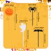 120 Pieces Halloween Cocktail Toothpicks Plastic Pumpkin Ghost Bat Spider Toothpicks for Cupcakes, Food, Cocktails, Appetizers Halloween Themed Party Supply Decor view 4