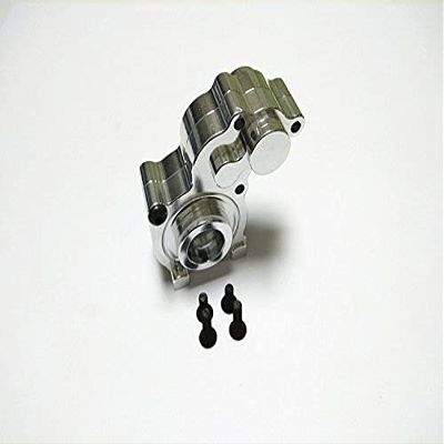 Aluminum Center Transmission Case -1PC Set Silver for Axial SCX10
