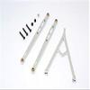 Aluminum Front Chassis Links Parts Tree -3PCS Set Silver for Axial SCX10 4WD view 1