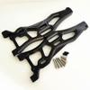 Aluminum Front Lower Suspension Arms Black for Arrma 1/8 Kraton Outcast Talion Notorious 6S AR330219 view 1