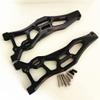 Aluminum Front Lower Suspension Arms Black for Arrma 1/8 Kraton Outcast Talion Notorious 6S AR330219 view 2