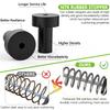 NTR Zipline Spring Brake Extra Long 6.6FT, Kids Backyard Heavy Duty Zip Line Brake System/Stop/Stopper, High-Strength Compression Stainless Steel Spring, Ziplines Parts for up to 3/8 Inch Cable view 3