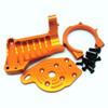 Aluminum Motor Mount Orange for Traxxas 1/10 MAXX Maxx Slash 8960 view 3