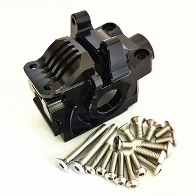 Aluminum Front Differential Gear Case Black for Traxxas 1/10 Rustler Hoss Slash Stampede 4x4 XO-1 6881