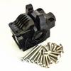 Aluminum Front Differential Gear Case Black for Traxxas 1/10 Rustler Hoss Slash Stampede 4x4 XO-1 6881 view 1