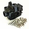 Aluminum Front Differential Gear Case Black for Traxxas 1/10 Rustler Hoss Slash Stampede 4x4 XO-1 6881 view 2
