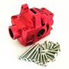 Aluminum Front Differential Gear Case Red for Traxxas 1/10 Rustler Hoss Slash Stampede 4x4 XO-1 6881 view 2