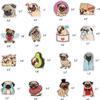 100 Pack Cute Pug Dog Stickers for Water Bottle Car Laptop, Waterproof Aesthetic Trendy Sticker, Great Gift for Pug Lover Kids Teens view 3