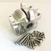 Aluminum Front Differential Gear Case Silver for Traxxas 1/10 Rustler Hoss Slash Stampede 4x4 XO-1 6881 view 1