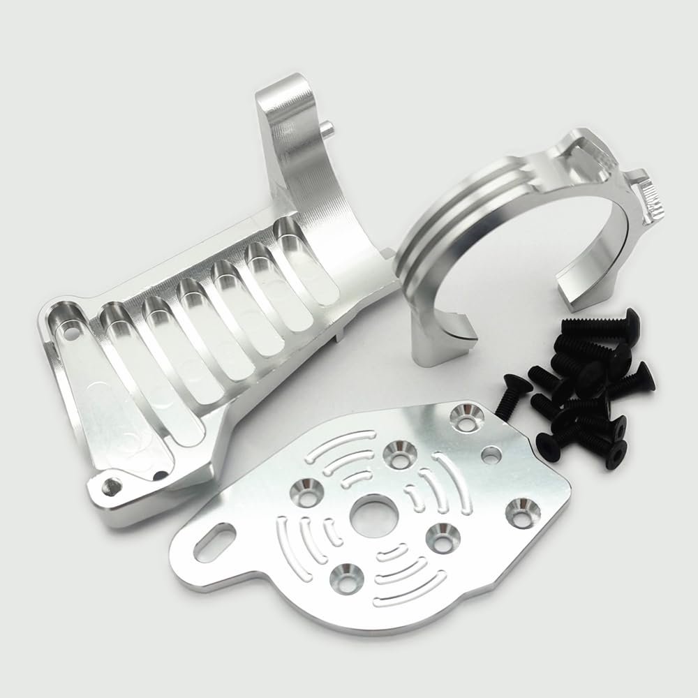 Aluminum Motor Mount Silver for Traxxas 1/10 MAXX Maxx Slash 8960