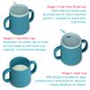 TUM TUM 3 way Baby Trainer Cup, Designed with Feeding Specialist, 180ml (Blue) view 2