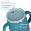 TUM TUM 3 way Baby Trainer Cup, Designed with Feeding Specialist, 180ml (Blue) view 3