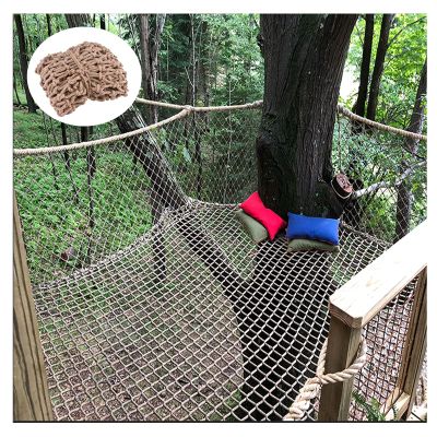 Hynet Rope Net for Kids, Safety Protective Net Heavy Duty Hemp Rope Cargo Net Outdoor Swingset Playground Climbing Net Railing Hammock Birds Net Decor (Size : 1 * 10m(3 * 33ft))