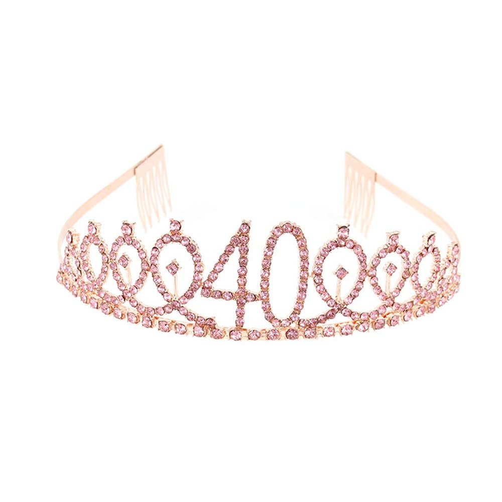 1pc Rhinestone Crown Alloy Crown Number Alloy Birthday