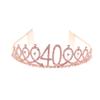 1pc Rhinestone Crown Alloy Crown Number Alloy Birthday view 1