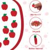 4Es Novelty 144 Pcs Mini Apple Erasers - Back to School Gifts for Students, Mini Erasers for Kids Bulk Classroom, Apple Manipulatives for Kids, Teacher Rewards, Classroom Supplies and Prizes view 4