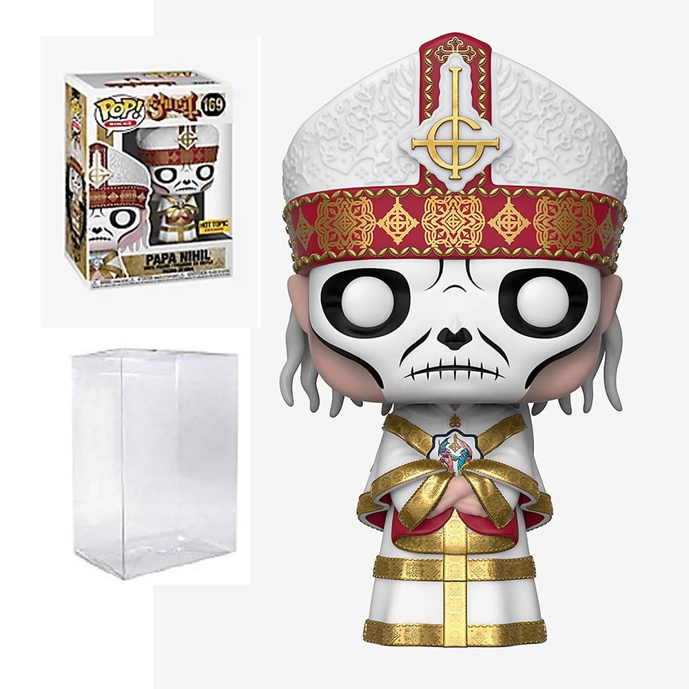 Ghost Pop! Rocks Papa Nihil Vinyl Figure #169 Hot Topic Exclusive - (Bundled with Compatible Ecotek Pop Box Protector)