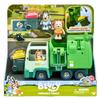 Bluey Garbage Truck - 2.5" Bluey and Bin Man poseable Figures with Playset, Multicolor view 2