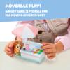 Bluey Vehicle & Figures Ice Cream Cart Toy Playset, Portable Ice Cream Push Cart with 2.5 Articulated Bingo Figure, Play Food Truck for Kids Ages 3+ view 4