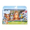 Bluey New Expressions Figurine Toys Pack of 4, Robust Articulated Character Toys with Family Member Figurines, Small Action Figures for Kids Ages 3+ view 1