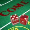 Cyber-Deals Craps & Texas Hold'em Poker Essentials Set: 2-Sided 6ft x 3ft Felt Layout, Las Vegas Casino Table-Played Dice & Cards, Plus Storage Pouch (Bally's (Red Frosted)) view 2