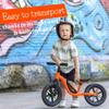 Chillafish Charlie Glow Baby Balance Bike for Ages 1-2, Lightweight Frame, Toddler Bicycle with Glowing Wheels & No-Puncture Tires, Adjustable Seat view 3