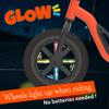 Chillafish Charlie Glow Baby Balance Bike for Ages 1-2, Lightweight Frame, Toddler Bicycle with Glowing Wheels & No-Puncture Tires, Adjustable Seat view 4