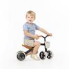 Chillafish Quadie Basket Stable 4-Wheel Grow-with-me Ride-on with Basket in The Front and Adjustable seat Height, for Kids 1-3 Year, Black view 2
