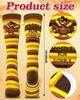 Asekonc 2 Pack Thanksgiving Turkey Hat and Turkey Trot Socks for Thanksgiving Holiday Costume Decorations Party Favor Supplies view 3