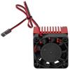 Vgoohobby Universal 42mm Aluminum Heat Sink Heatsink with 5V Cooling Fan for 1/8 RC Car 4068 4076 4274 7282 1515 Brushless Engine Motor (Red) view 3
