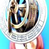 5" Vintage Maritime Brass Armillary Base Wood Globe Sphere Collectible Gift Item view 4