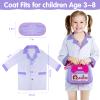 GINMIC Doctor Kit for Toddlers 3-5, 22 Pieces Pretend Play Doctor Set with Halloween Role Play Doctor Costume and Carry Case for Toddlers and Kids, Medical Dr Kit Toys for Girl Age 3 4 5 6 7 Year Old view 3