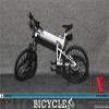 X-Toys X-009 1/6 Scale Accessories Bicycle Bike for 12 inch Female Anime Action Figure White view 2