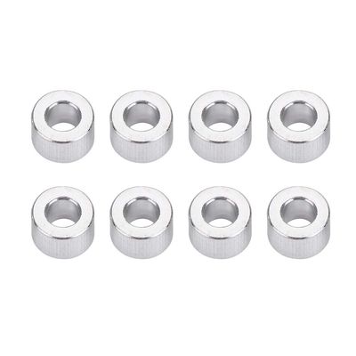 Cosiki Spacers, Spacer, 8pcs/Set RC Spacer Axial SCX10 RC Car Aluminium Alloy Washer Soild RC Shock Damper Spacer for RC Crawler, RC Truck, RC Car