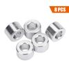 Cosiki Spacers, Spacer, 8pcs/Set RC Spacer Axial SCX10 RC Car Aluminium Alloy Washer Soild RC Shock Damper Spacer for RC Crawler, RC Truck, RC Car view 2