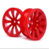Maverick 150247 3.2" Wheel (Red/2pcs), fits Quantum+ XT view 1