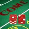 Craps & Texas Hold'em Poker Essentials Set: 2-Sided 6ft x 3ft Felt Layout, Las Vegas Casino Table-Played Dice & Cards, Plus Storage Pouch (Mandalay Bay (Red Frosted)) view 2