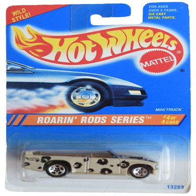 Hot Wheels Mini Truck, [tan] Roarin' Rods Series 4/4 [5 Spoke]
