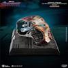 Beast Kingdom Avengers: Endgame Battle Damaged Iron Man Helmet MC-038 Master Craft Statue, Multicolor view 2