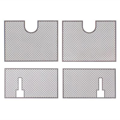 DAPENGNIAO Decoration Metal Protective Net Armored Metal Guard Plate for 1/16 Heng Long German Tiger 3818 RC Tank Upgrade Parts Accessories (Color : Silver)