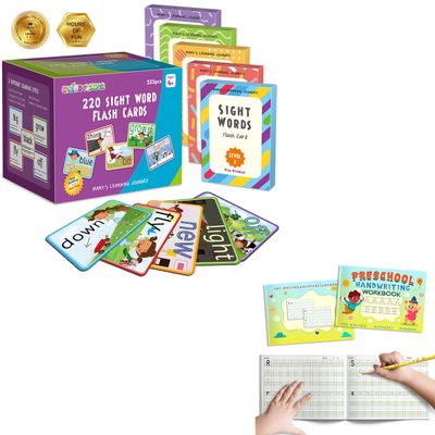 Sight Word Flash Card and abd workbook