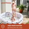 Pool Buoy Round Inflatable Pool with Storage Bag - Premium Outdoor Swimming Pool for Kids, Toddlers, Infants and Adults - Garden and Backyard Pools for Family Summer Pool Party (Luigi Lovegood) view 4