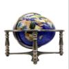 Unique Art Since 1996 330 GB Blue Pearl Silver Gemstone Globe view 2