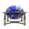 Unique Art Since 1996 330 GB Blue Pearl Silver Gemstone Globe view 3