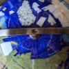 Unique Art Since 1996 330 GB Blue Pearl Silver Gemstone Globe view 4